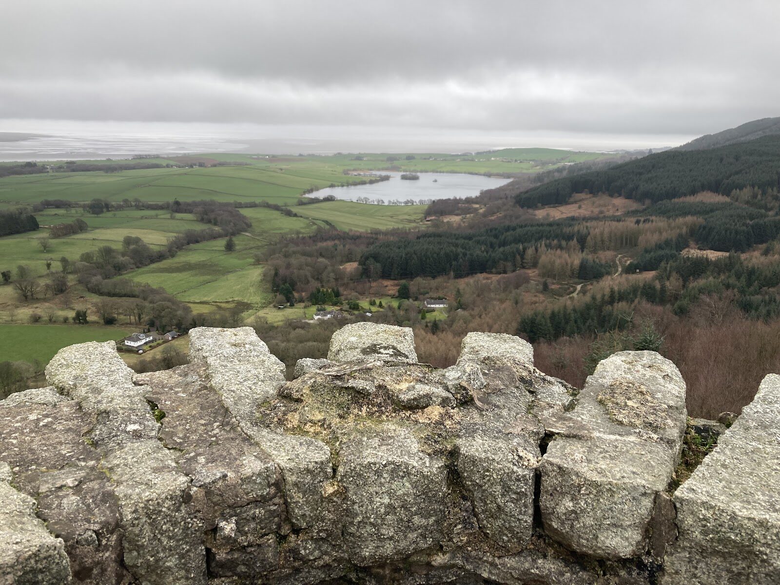 A walk up to the Waterloo Monument from New Abbey