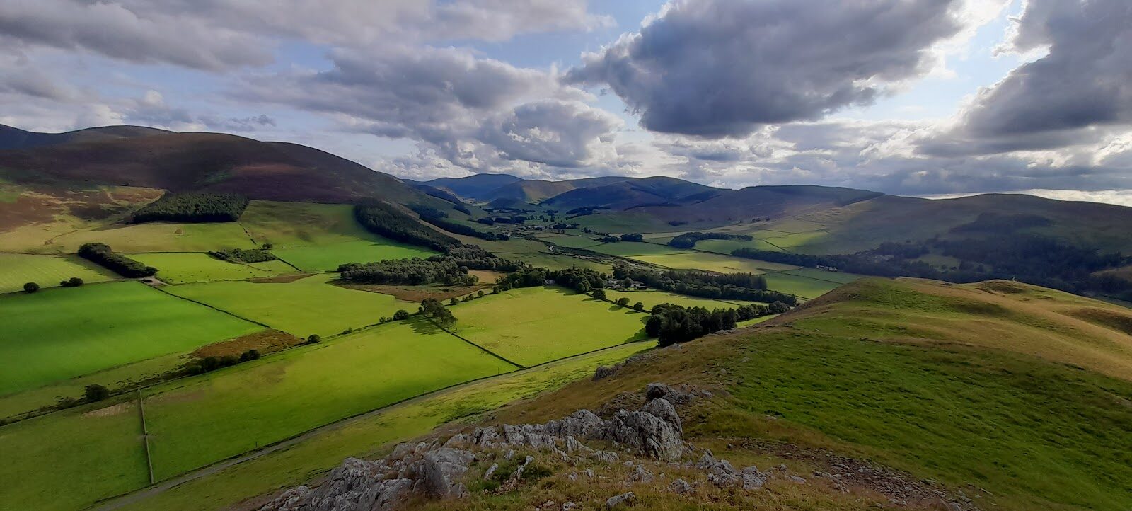 Cademuir Hill and its forts, by Peebles