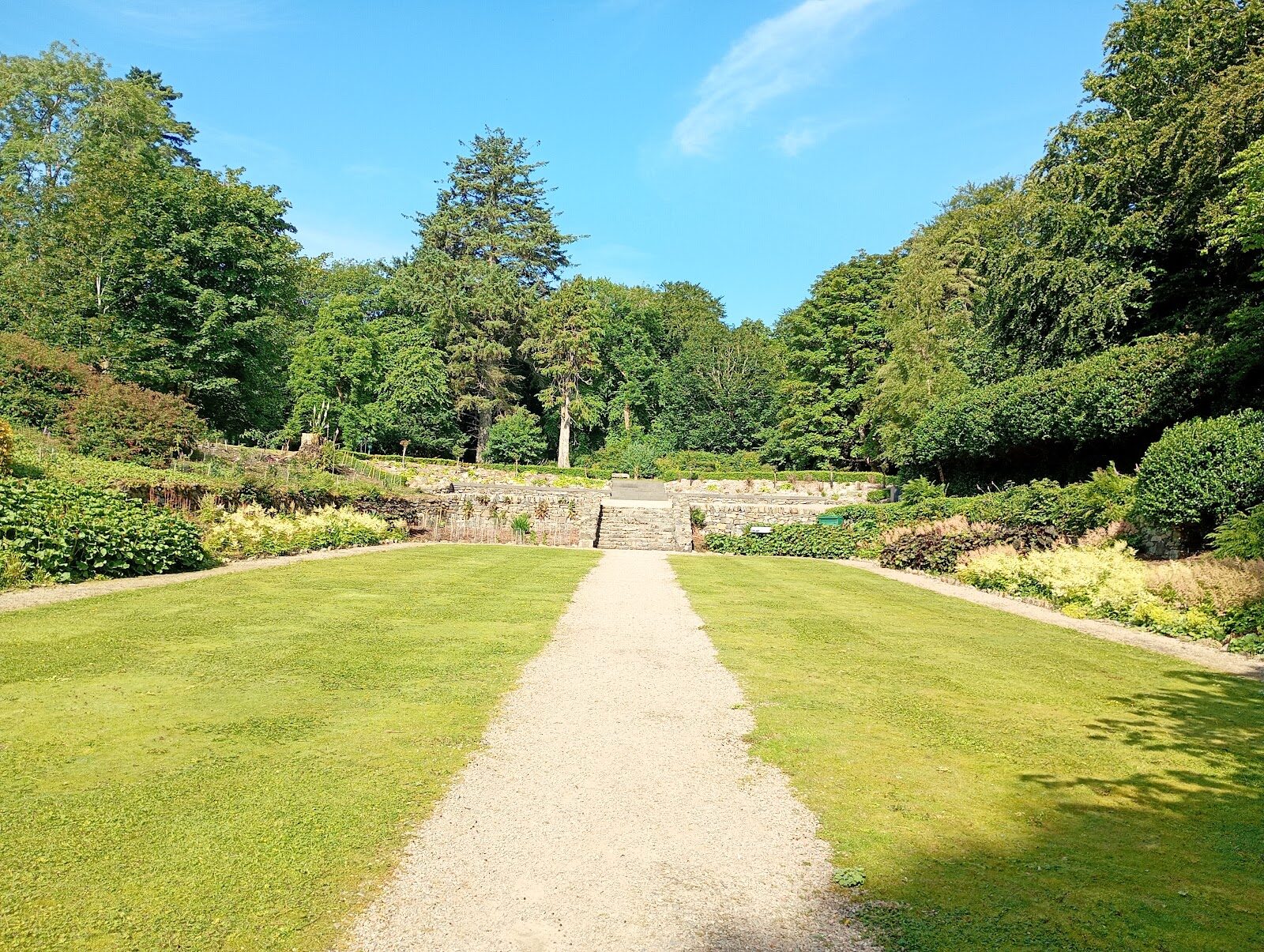 Lews Castle's Sunken Garden and the Shoeburn