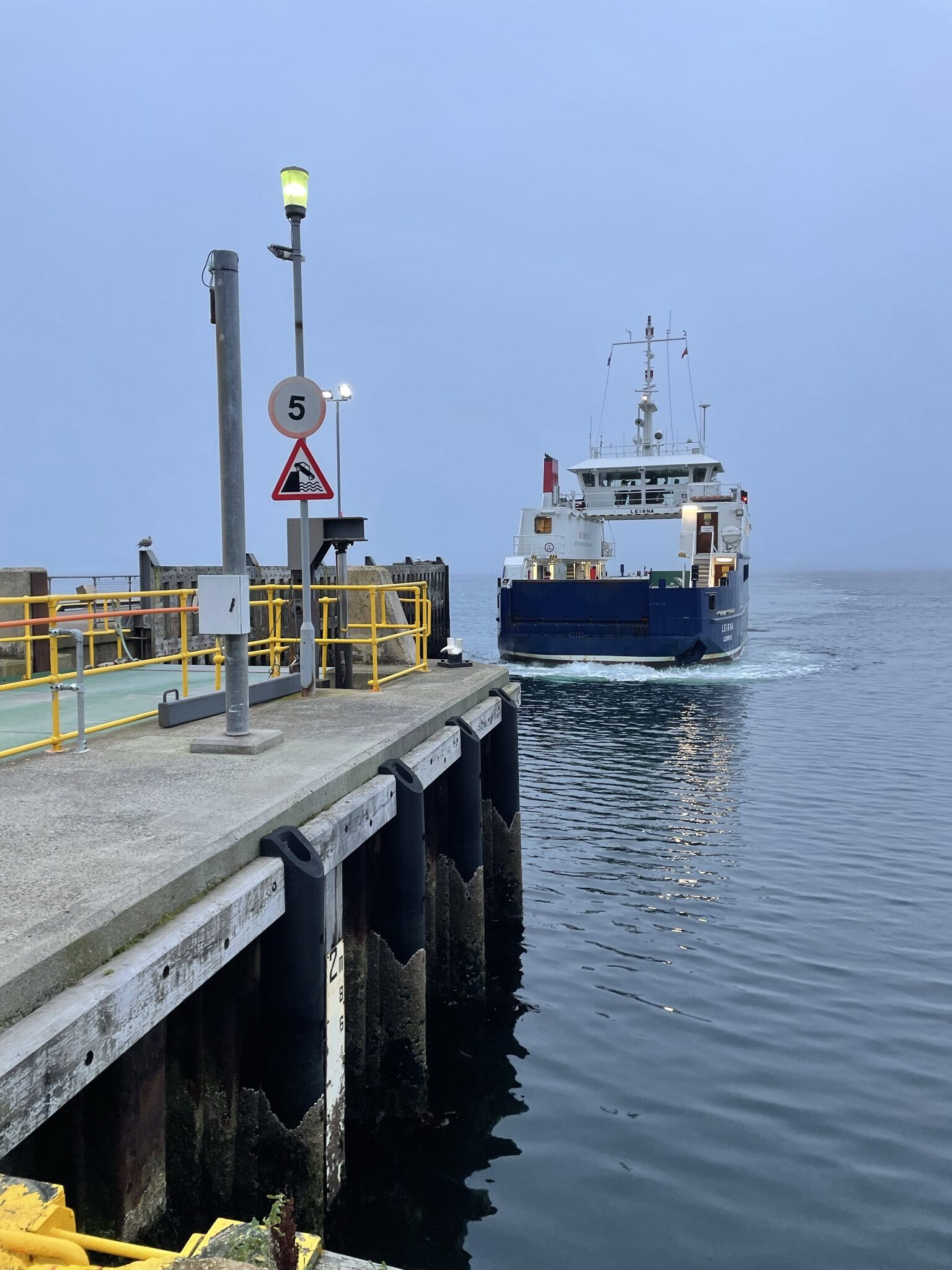 Taking the ferry to another island