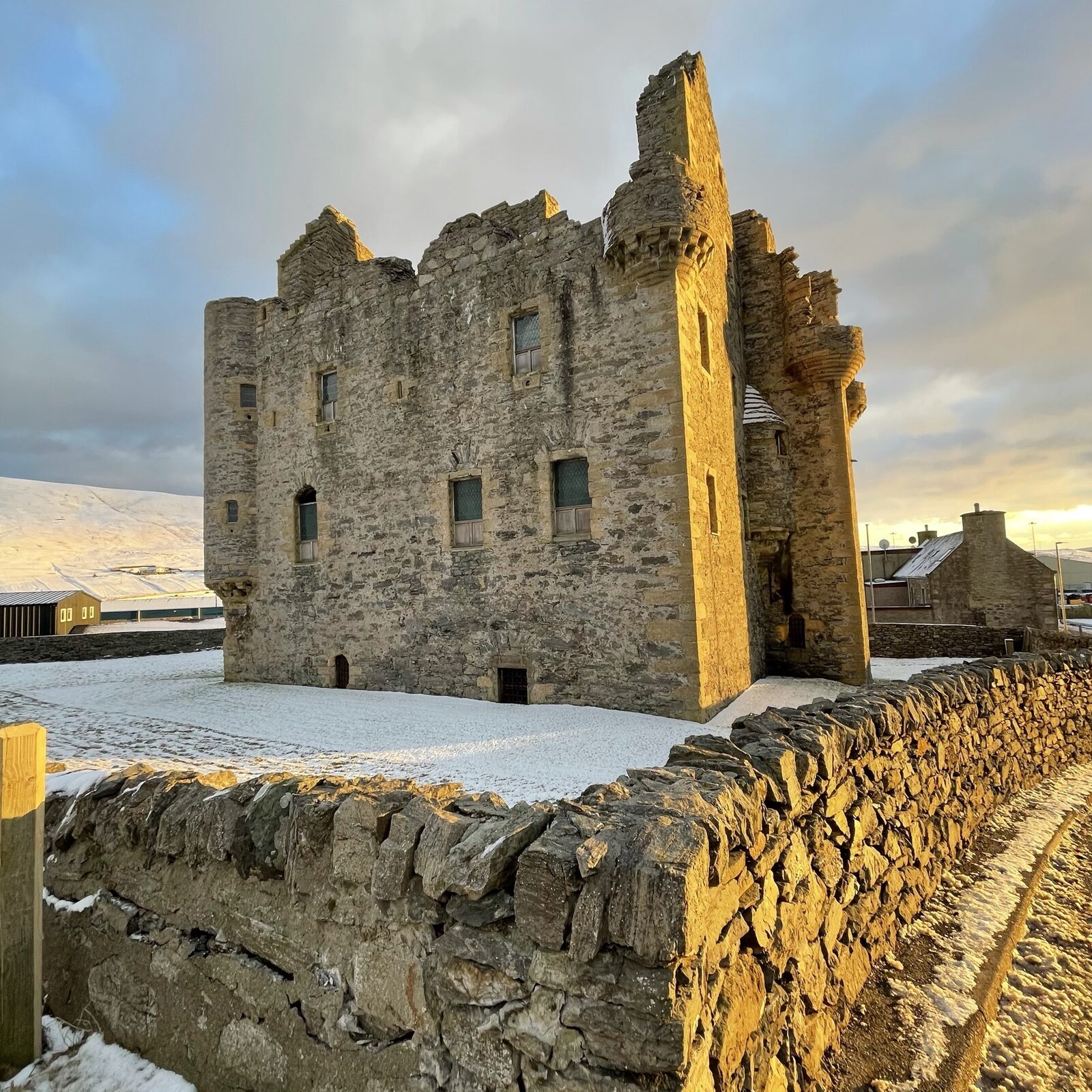 Scalloway Castle, where the witchcraft trials were held