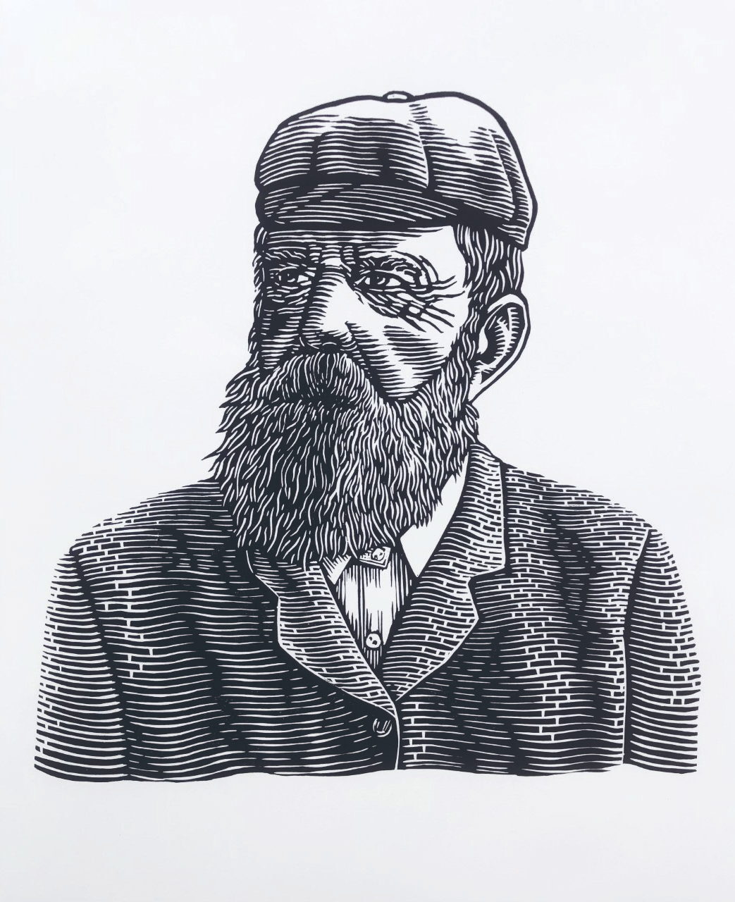 Old Tom Morris, photograph by Kevin Kirk