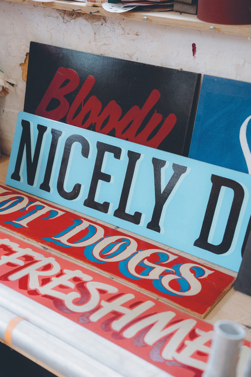 Signs of the Times, photograph by Simon Hird Walk down