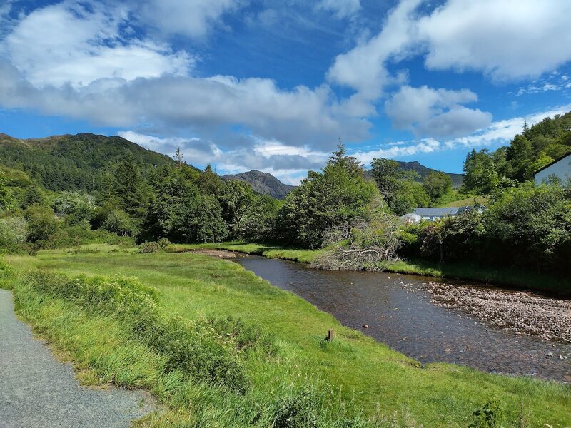 Gairloch Museum and the Flowerdale Glen waterfall