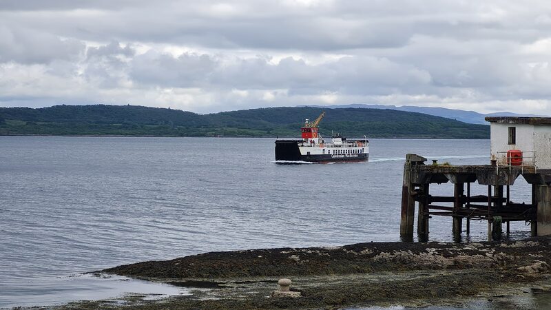 The ferry from Lismore to Oban