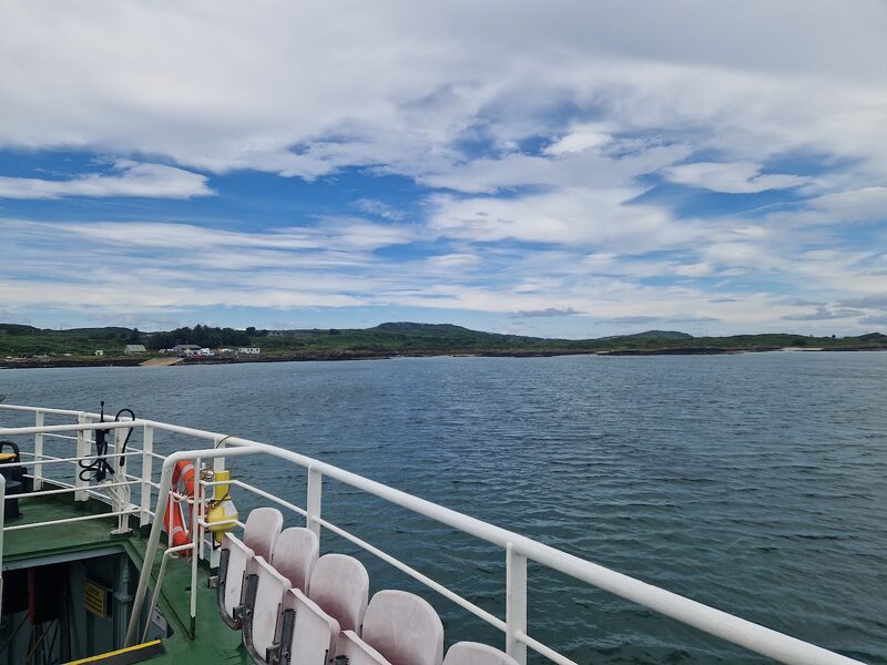 The ferry from Gigha to Tayinloan