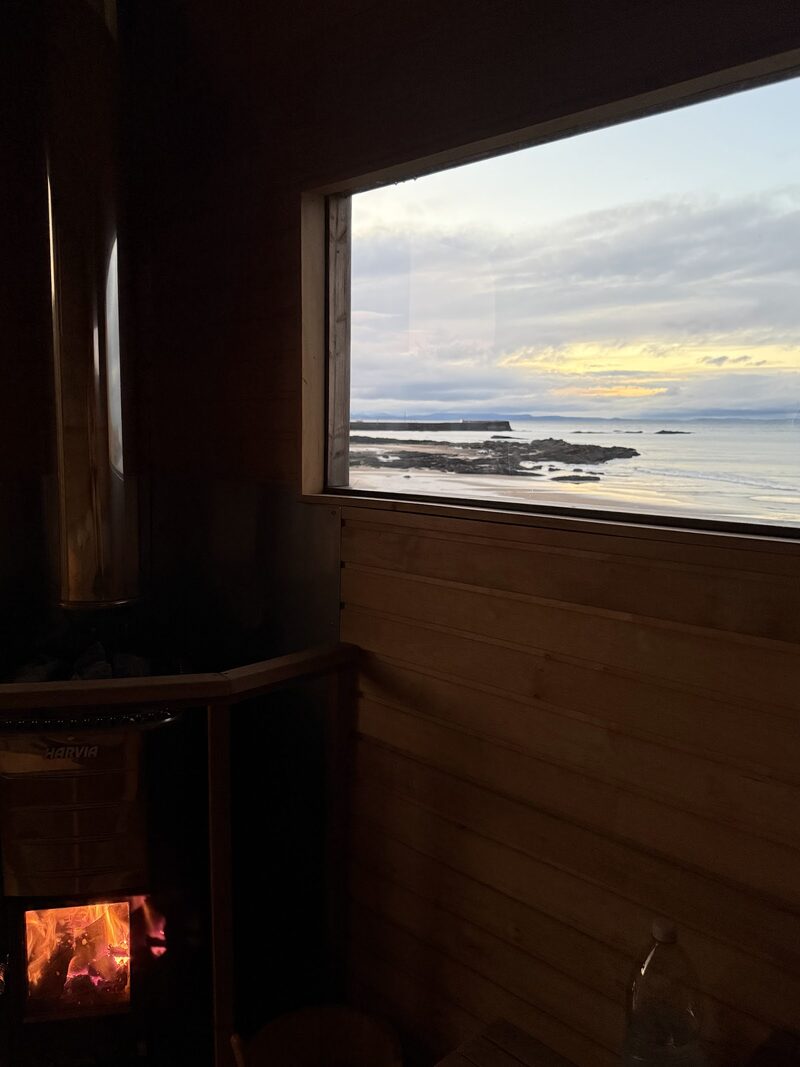 Fyrhùs Sauna, Hopeman East Beach