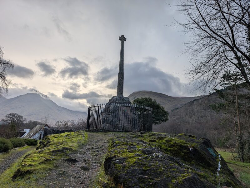 The Massacre of Glencoe memorial