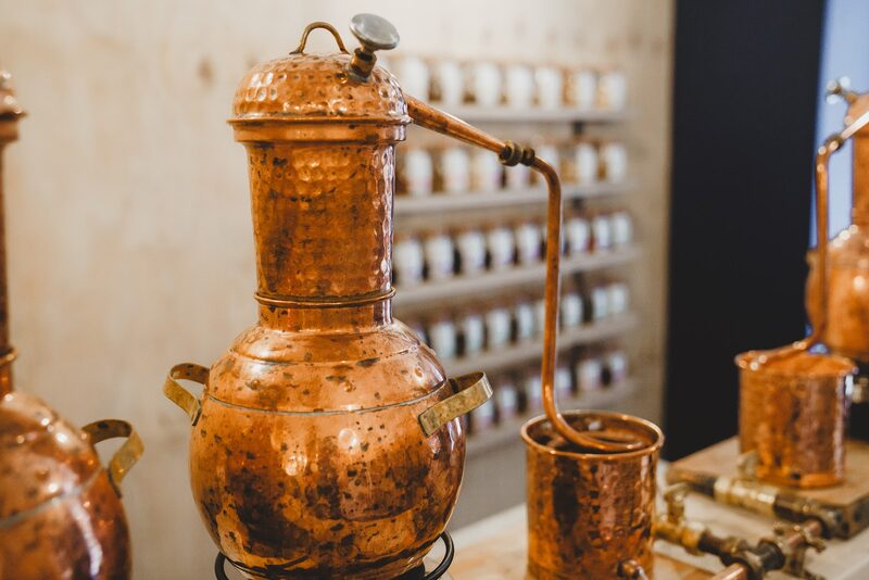 Landfall gin tasting at Stornoway Distillers