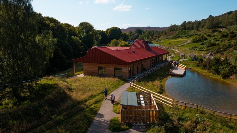 Dundreggan Rewilding Centre and its woodland paths