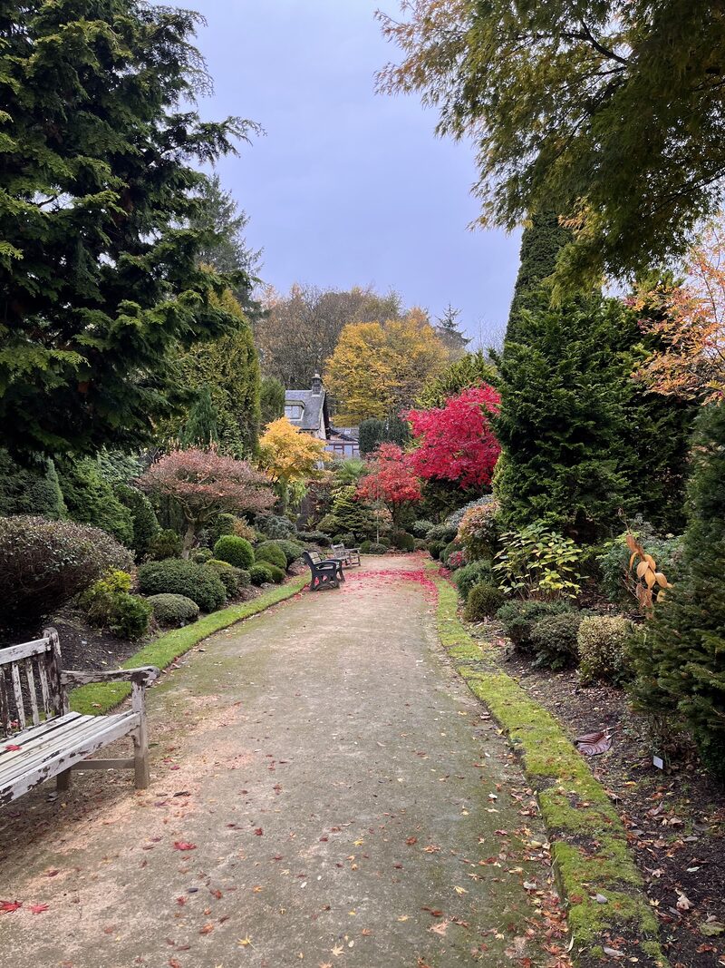 Colzium's walled garden, Banton Loch and lunch at the Swan