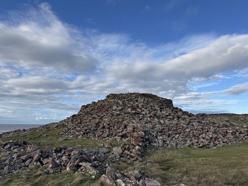Clachtoll Broch, above the Bay of Stoer