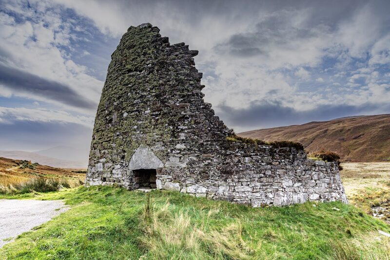 Dun Dornaigil broch under Ben Hope