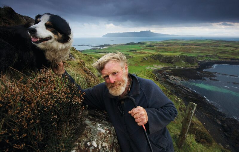 A crofter and his collie