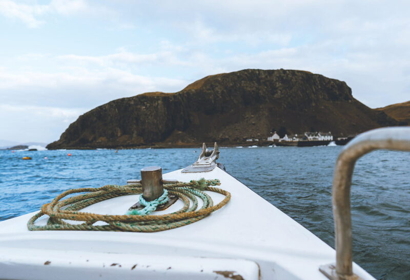 The ferry from Easdale to Ellenabeich