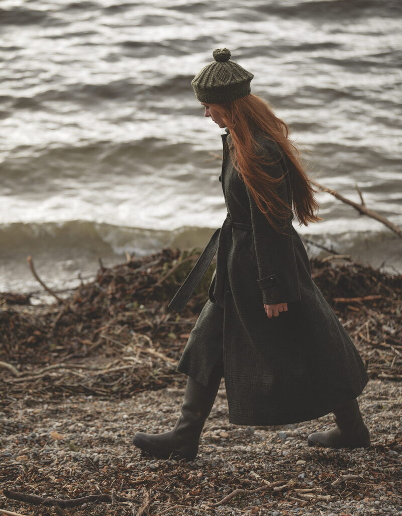 In Stewart Christie tweed
