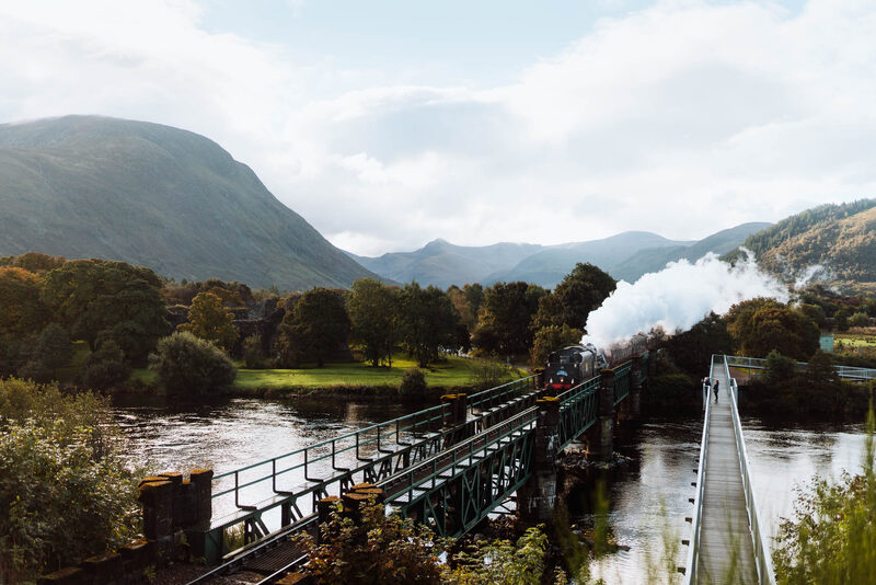 Jacobite Steam Train, Fort William to Mallaig over the Glenfinnan Viaduct
