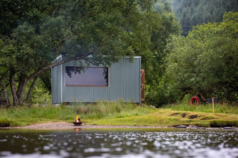 Monachyle Mhor riverside sauna